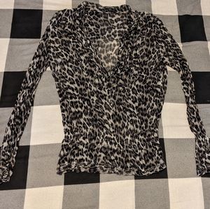 Marc Aurel leopard print blouse